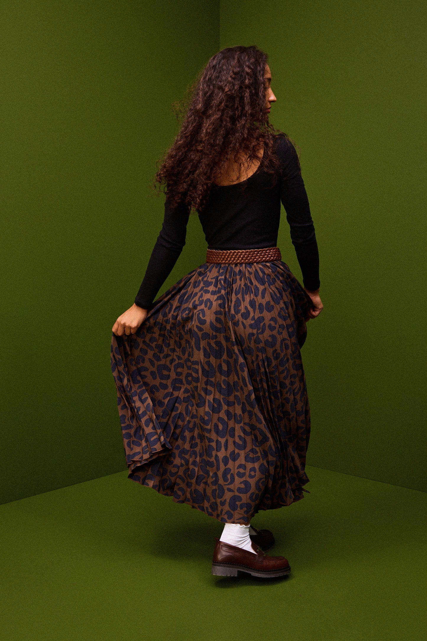 JUPE PAULA LÉOPARD