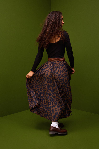 JUPE PAULA LÉOPARD