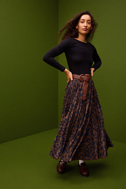 JUPE PAULA LÉOPARD