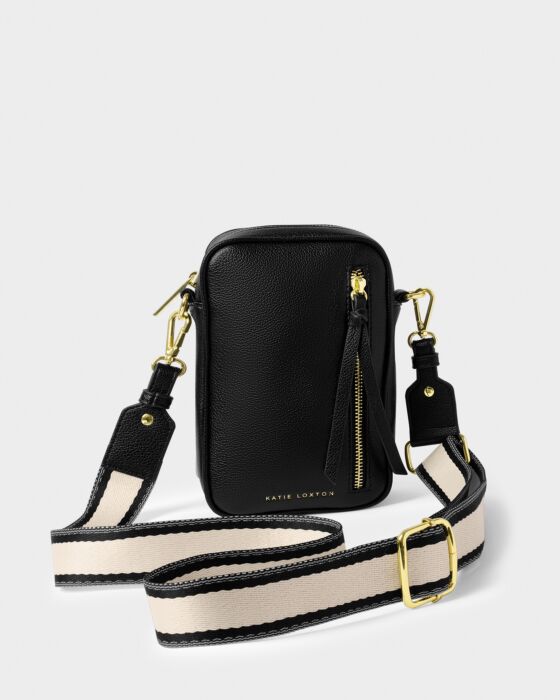 Hallie Small Crossbody Bag - Black