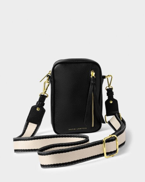 Hallie Small Crossbody Bag - Black