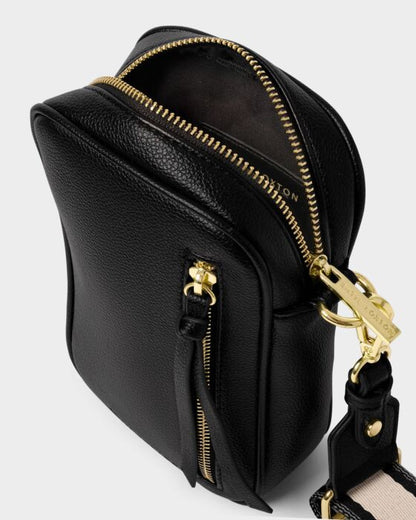 Hallie Small Crossbody Bag - Black