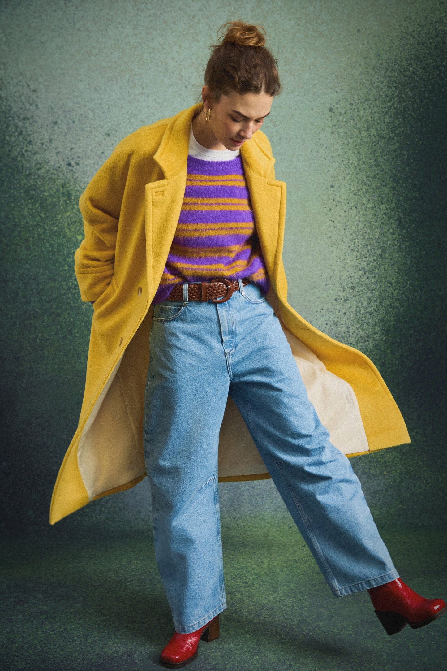 MANTEAU DARIO JAUNE