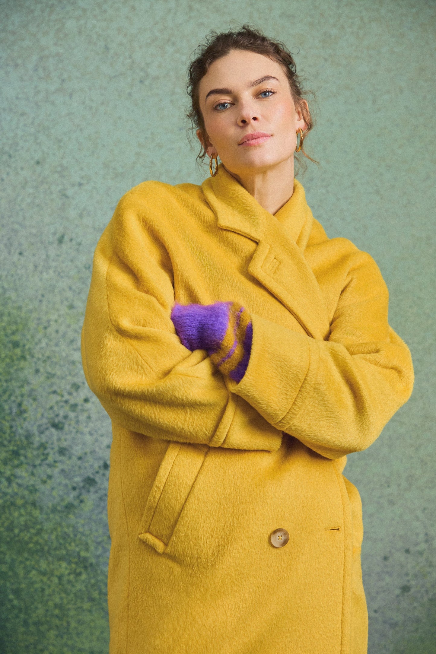 MANTEAU DARIO JAUNE