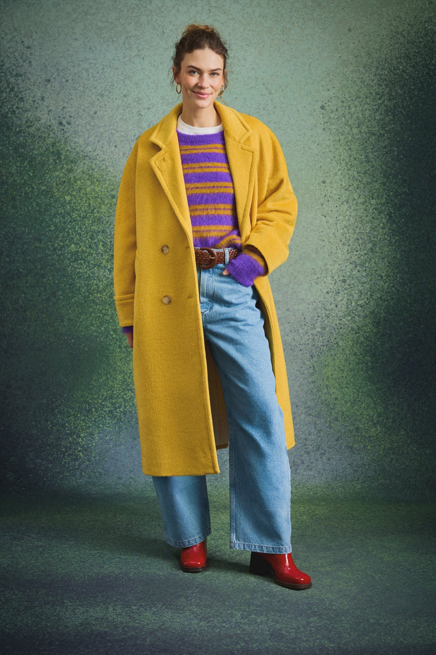MANTEAU DARIO JAUNE