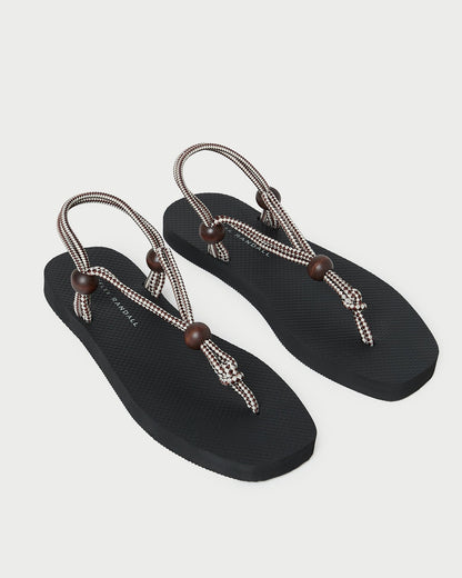 Mika Brown/Cream Sport Sandal