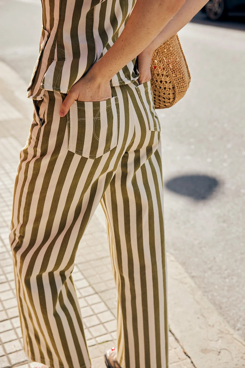 JEAN KARL PISTACCIO STRIPES