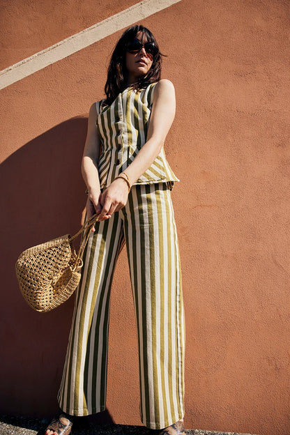 JEAN KARL PISTACCIO STRIPES