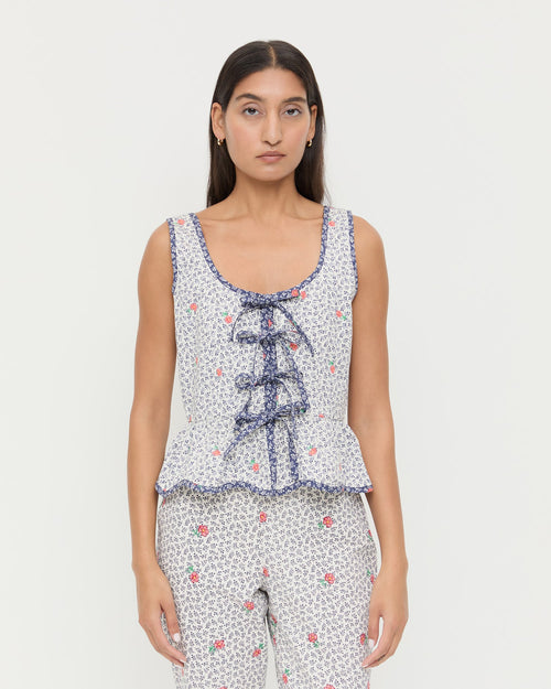 Pilar Tie-Front Top