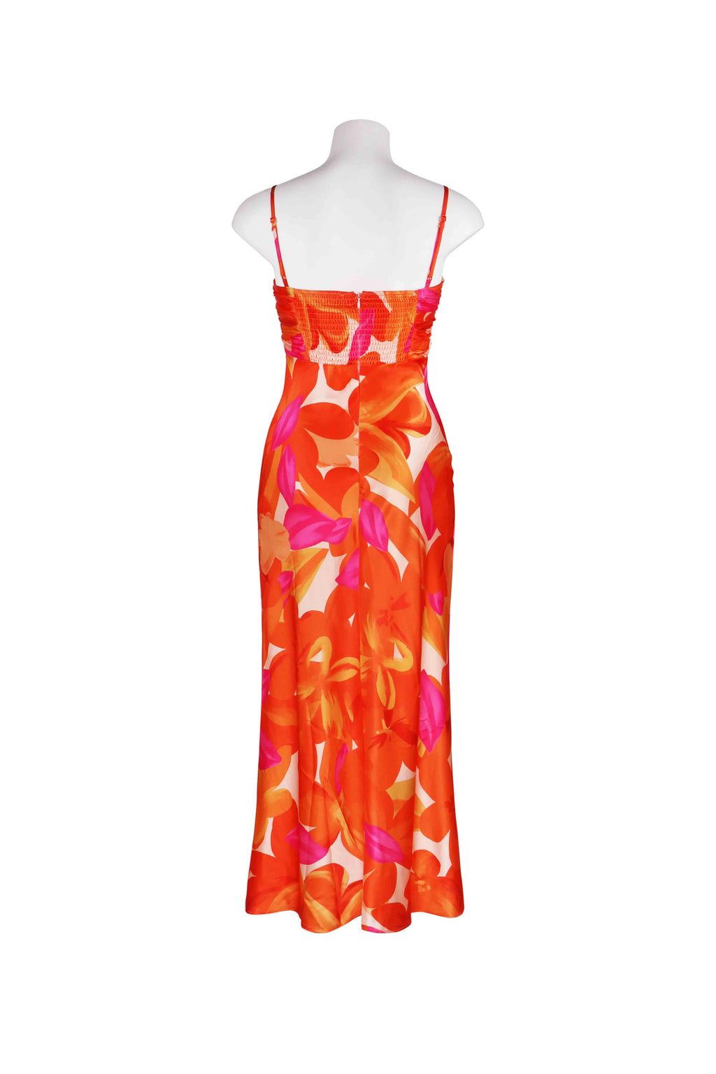Luna Classic Satin Midi Dress