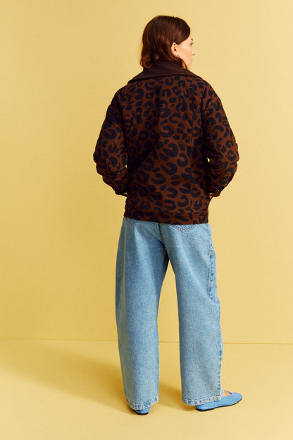 MANTEAU MAXOU LÉOPARD
